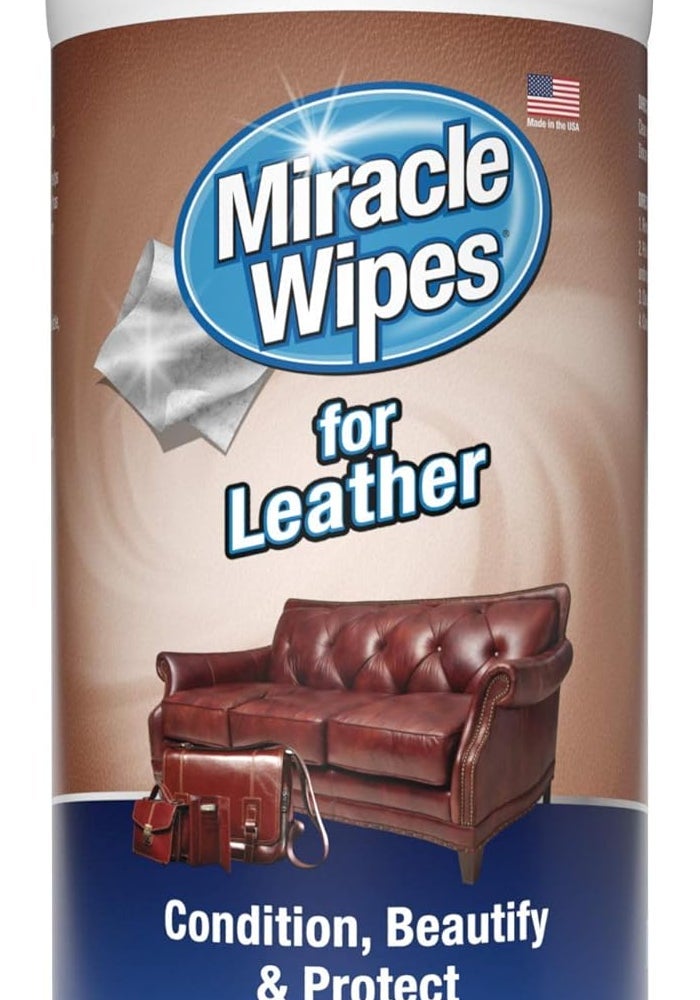 MiracleWipes for Leather Cleaning & Conditioning - Image 1