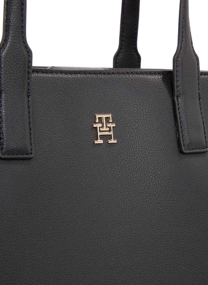 TOMMY HILFIGER Logo Detail Zip Over Tote  - Image 3