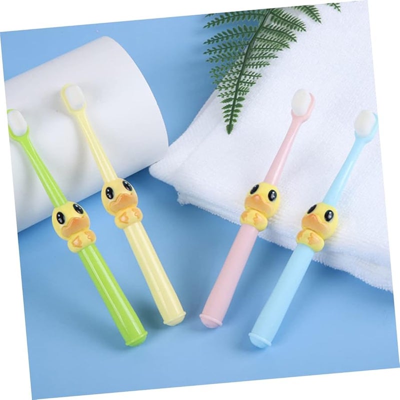 4Pcs Cartoon Kids Toothbrush Soft Bristles For Oral Health Ages 3 6 Blue - Image 5
