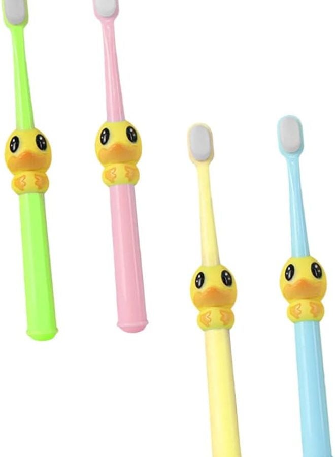 4Pcs Cartoon Kids Toothbrush Soft Bristles For Oral Health Ages 3 6 Blue - Image 1