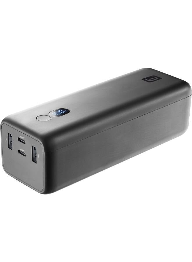 سيلولار لاين بنك الطاقة MAXI متعدد الأجهزة 27000mAh 100W 4 منافذ أسود - Image 3
