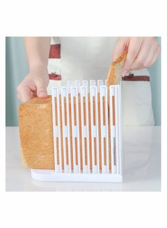 Excefore Bread Slicer for Homemade Bread, Adjustable Toast Slicing Guide, Slices Evenly Loaf Cutting Guide, Foldable Sandwich Bagel Cutter Machine, 1 Pcs  - Image 3