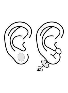 Generic 100 Pieces Earring Stickers for Split Earlobes Ear Stickers for Heavy Earrings Support Protectors Patches Large Earring Stabilizers Stickers Ear Lobe Saver Lifts  - Image 4