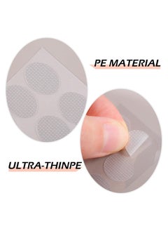 Generic 100 Pieces Earring Stickers for Split Earlobes Ear Stickers for Heavy Earrings Support Protectors Patches Large Earring Stabilizers Stickers Ear Lobe Saver Lifts  - Image 3