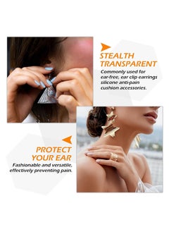 Generic 100 Pieces Earring Stickers for Split Earlobes Ear Stickers for Heavy Earrings Support Protectors Patches Large Earring Stabilizers Stickers Ear Lobe Saver Lifts  - Image 5