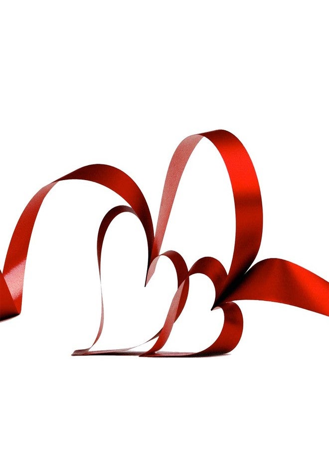 OLYPHAN Red Curling Ribbon Christmas Valentine Clearance Metallic Crimped Iridescent for Holiday Gift Wrap, Sparkling Party Decoration, School, Crafts & Floral Valentines Day - Image 3