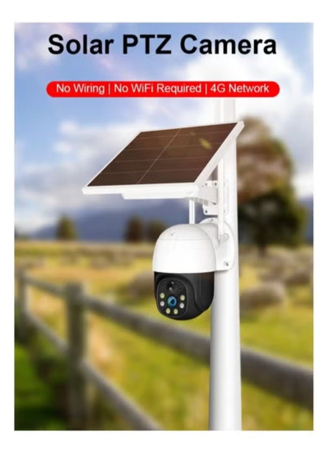 GULFLINK 4G Solar Camera 360 Degree Mobile Phone Control No Network Home Outdoor Night Vision Camera - Image 1