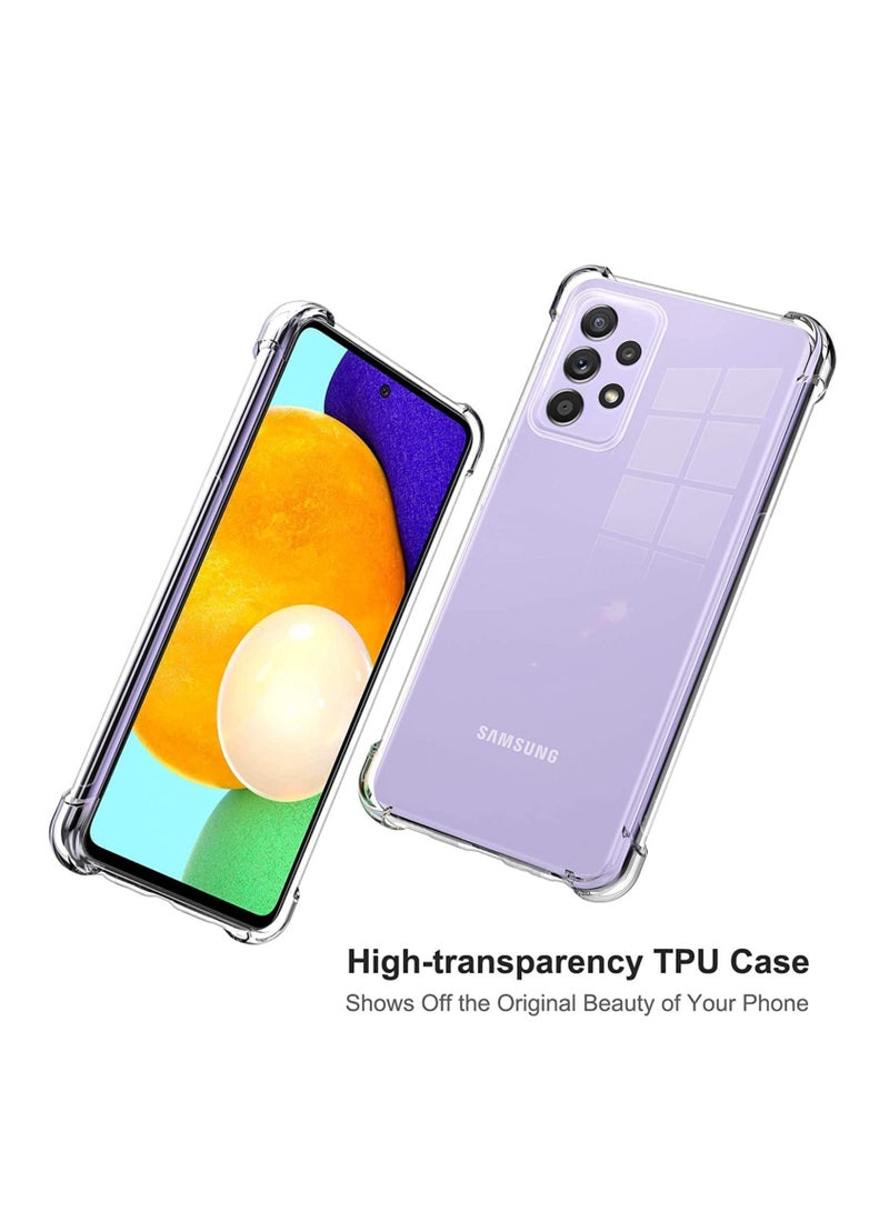 Samsung Galaxy A73-5G Case Cover Protective Shock Absorption Bumper soft Transparent Case (Clear) - Image 3