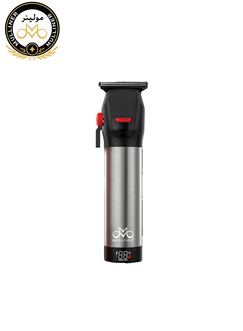 Mulliner S2 Turbo Hair Trimmer | Extra-Wide Blade, Digital Display, 600mAh Lithium Battery, Skin-Friendly High-Performance - Image 1