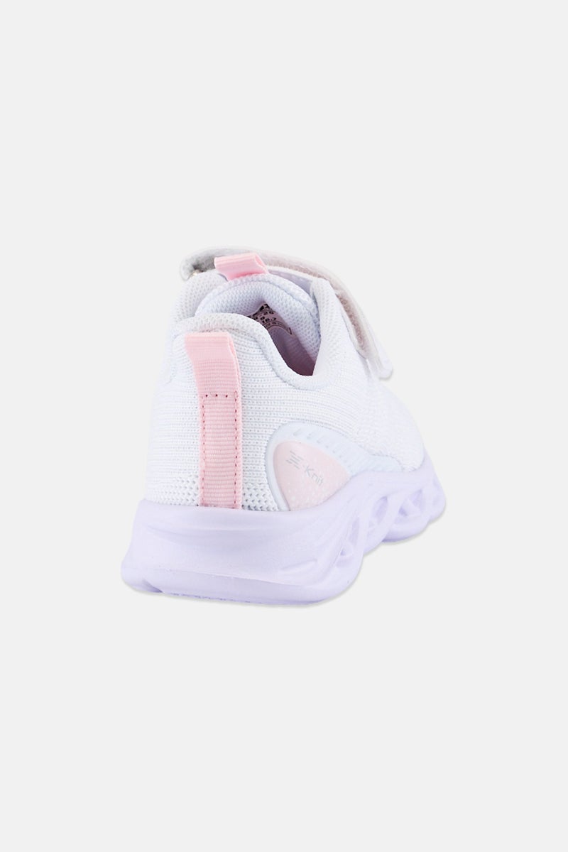 RBX أحذية تدريب للبنات الصغيرات بإغلاق فيلكرو، بيضاء - Image 3