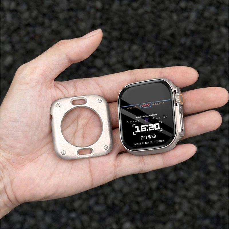 لأجهزة Apple Watch Series 11 و10 و9 و8 و7 و6 و5 و4 وSE الجيل الثاني، هيكل 41 مم مع واقي شاشة، غطاء متوافق فائق النحافة للأمام والخلف، إكسسوار شاشة iWatch بحجم 41 مم، لون ستارلايت - Image 3