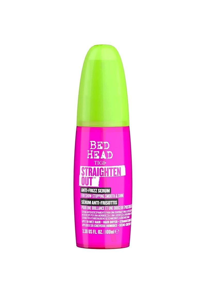 Bed Head Tigi Bed Head by TIGI Straighten Out Anti Frizz Serum for Smooth Shiny Hair 100 ml