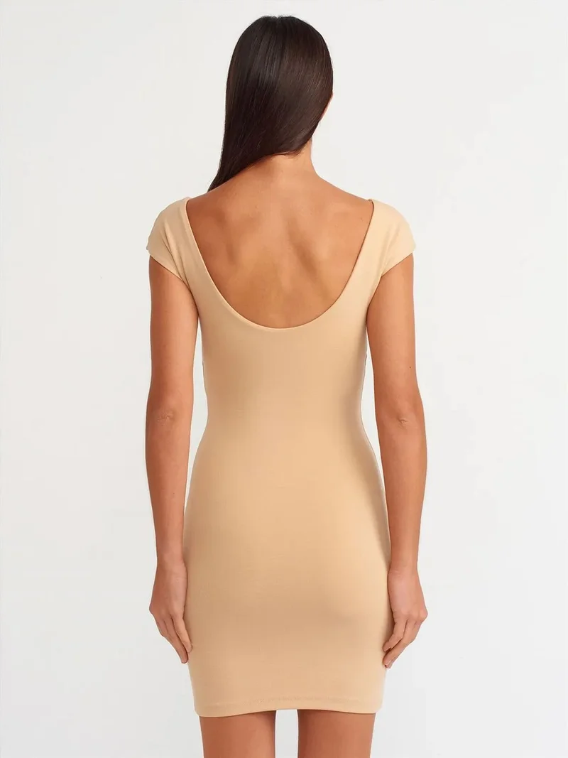 ديلفين Dilvin Bodycon Mini Dress With Cut-Out