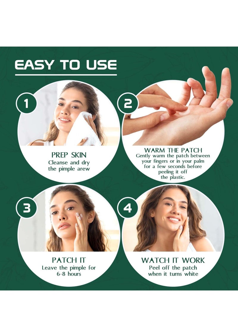 Aroura Aroura Premium Pimple Acne Patches Invisible (120 Pack) - For Day and Night - Hydrocolloid Acne Dots for Clear Skin - Advanced Zit Patches and Acne Stickers  - Image 4