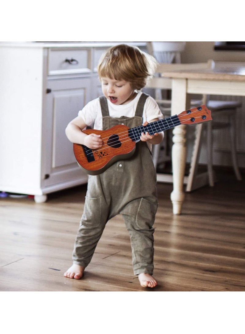 Kids Guitar Musical Toy Soprano Ukulele for Kid Beginners Guitar Ukelele Instrument for Ukalalee Starter  - Image 2