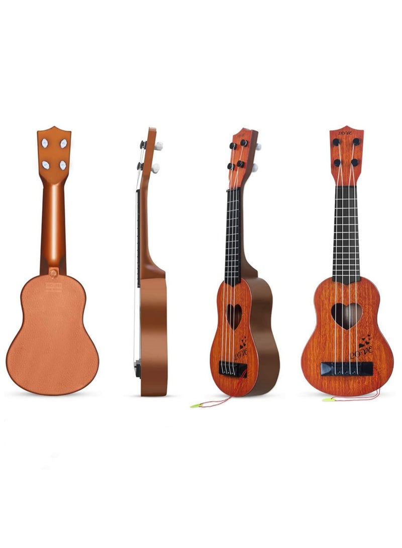 Kids Guitar Musical Toy Soprano Ukulele for Kid Beginners Guitar Ukelele Instrument for Ukalalee Starter  - Image 3