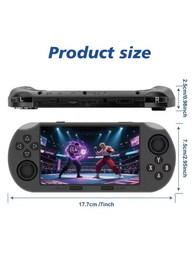 SF3000 Retro Portable Handheld Game Console - 4.5" IPS Screen, TV Box & PS/PC Emulation, Dual Joysticks, 3000mAh, Compact Gaming System for PS1/PS2/PS3//N64/NDS/GBA/GBC/PSP/ISOs, 64GB TF Card - Image 2