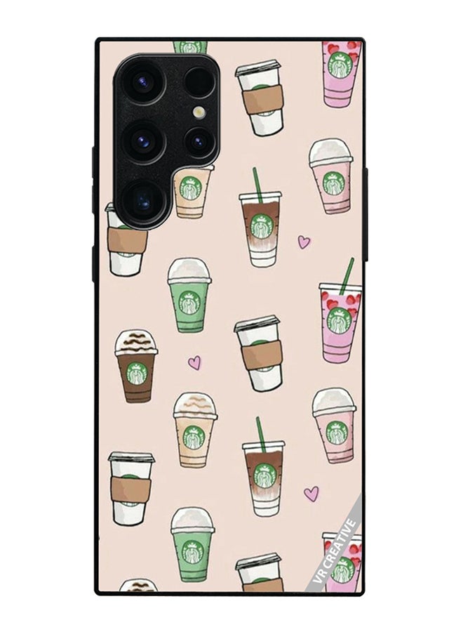 VR CREATIVE Protective Case Cover For Samsung Galaxy S25 Ultra Starbucks 2 Design Multicolour