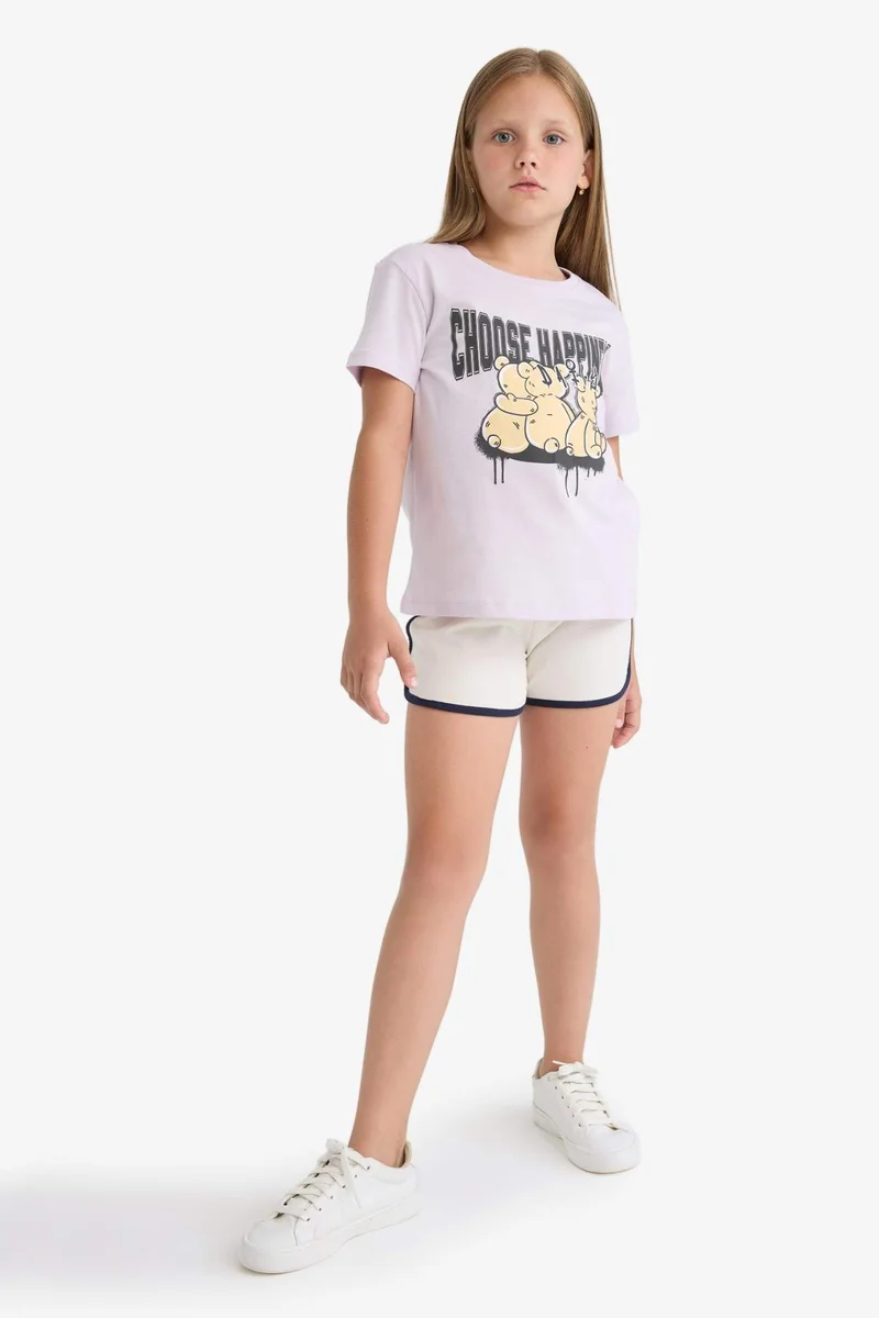 DeFacto Girl Elastic Waist Basic Shorts