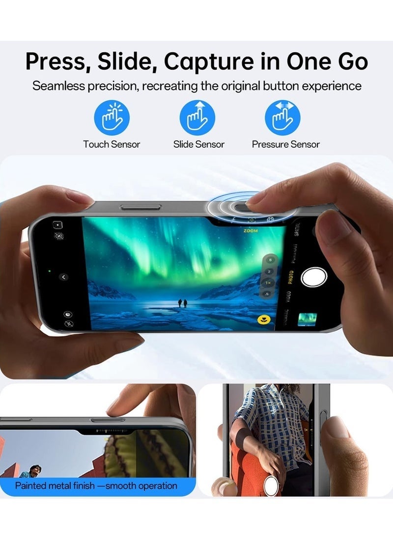 جاجيك iPhone 17 5G 2025 Hard Silicone Hybrid Case | Slim Stylish Translucent Magnetic MagSafe Compatible Shockproof Protective Cover (MCMPMN) – Grey - Image 4