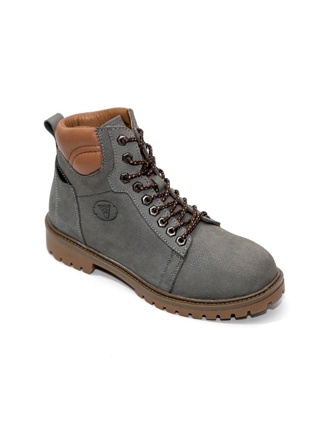 Levent G.L Working Style Half Boot- Grey - Image 1