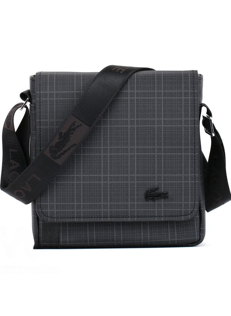 Generic - "Chic and Practical Black Crossbody Bag: Perfect for Everyday Use with a Sleek Modern Design, Adjustable Strap for Customized Comfort, Generous Interior with Multiple Pockets for Efficient Organization, Durable Construction for Long-Lasting Wear, and a Timeless Black Color That Complements Any Outfit or Occasion, from Casual Outings to Formal Events" - Image 1