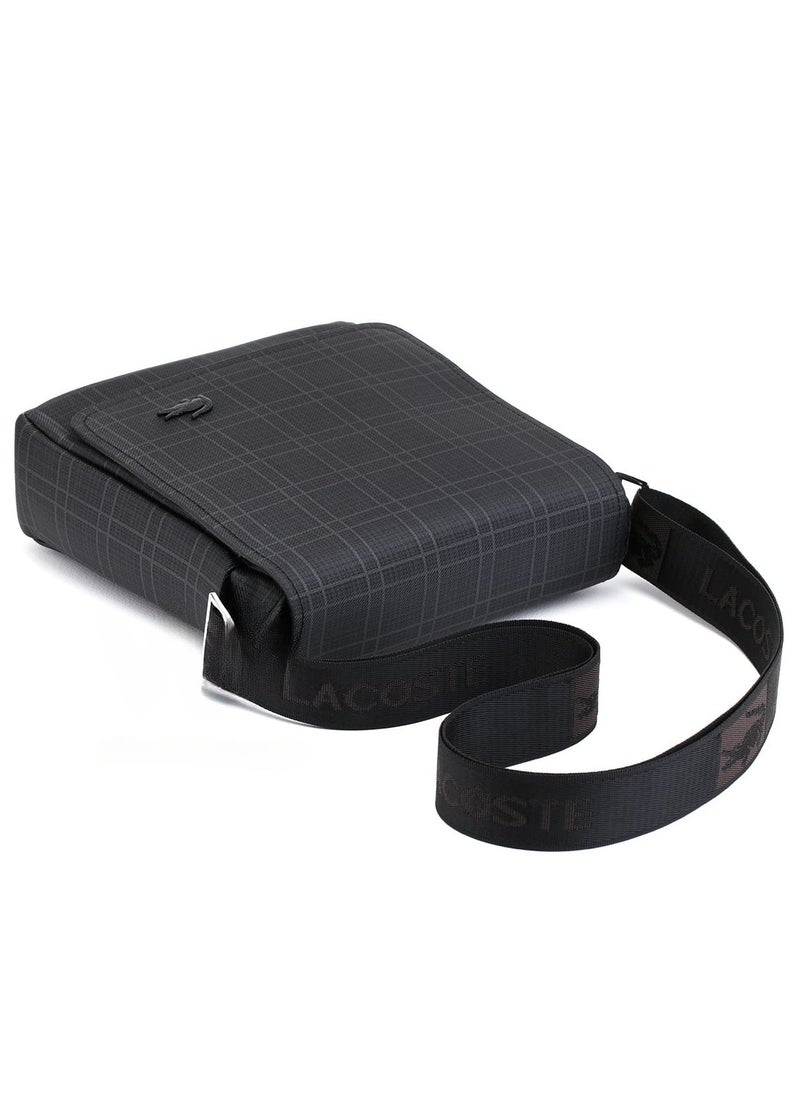 Generic - "Chic and Practical Black Crossbody Bag: Perfect for Everyday Use with a Sleek Modern Design, Adjustable Strap for Customized Comfort, Generous Interior with Multiple Pockets for Efficient Organization, Durable Construction for Long-Lasting Wear, and a Timeless Black Color That Complements Any Outfit or Occasion, from Casual Outings to Formal Events" - Image 1