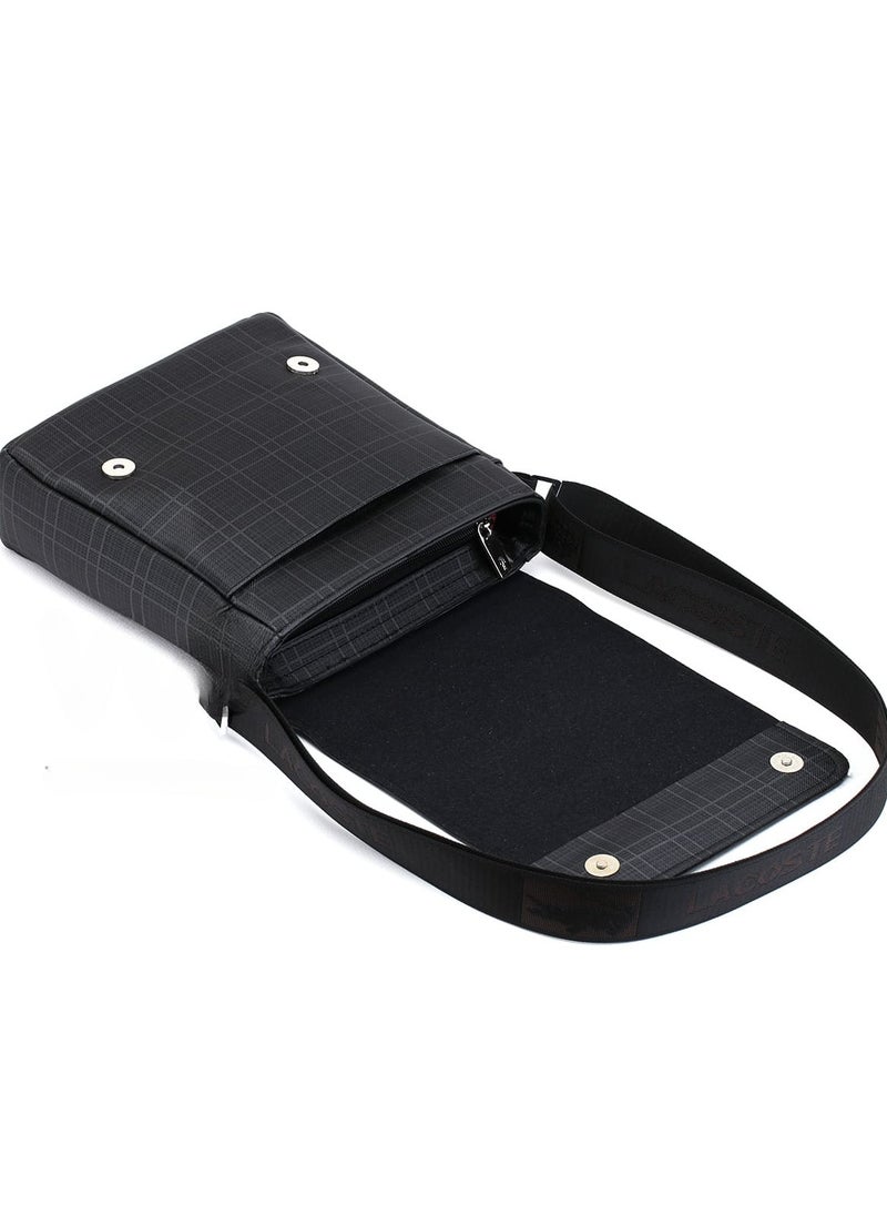 Generic - "Chic and Practical Black Crossbody Bag: Perfect for Everyday Use with a Sleek Modern Design, Adjustable Strap for Customized Comfort, Generous Interior with Multiple Pockets for Efficient Organization, Durable Construction for Long-Lasting Wear, and a Timeless Black Color That Complements Any Outfit or Occasion, from Casual Outings to Formal Events" - Image 1