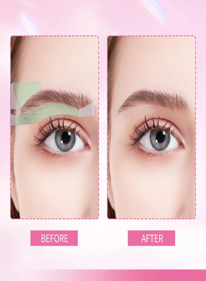 Beauty7 Fit Eyebrow Wax Strips Plus Volum, Pre-cut Facial Hair Removal, Lip Hair Removes, at Home Waxing 48 Strips, 6 Calming Oil Wipes, for All Skin Types Women - Image 4