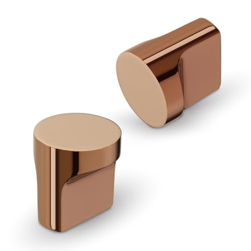 LAPO 10 Piece Drawer Knobs for Kitchen– Door Knob for Cabinets, Cupboards & Dressers (Material-Zinc, PVD Rose Gold Finish) - Image 1