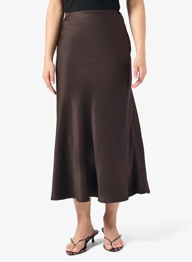 ONLY Onljane Life Long Bias Maxi Skirt
