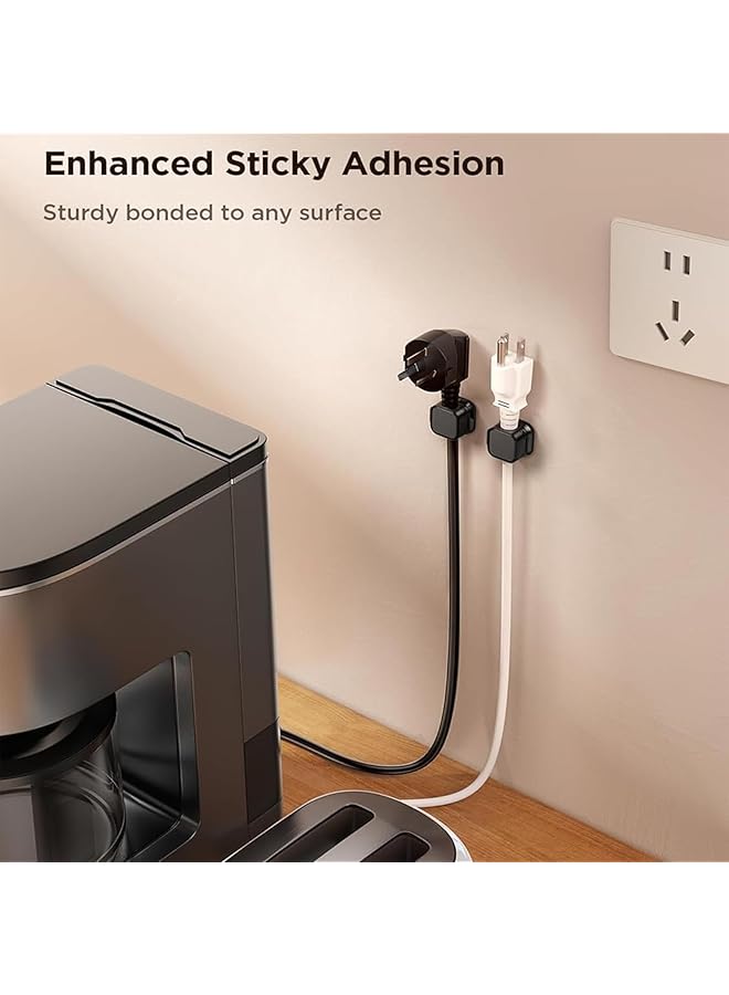 erorex Cord Organizer Holder 8 Pcs Magnetic Cord Organizer Wire Holder Keeper Organizer Management Hide Or Organize Usb Charger Cable Sutible For Home Office Table Edges Table Corners - Image 5