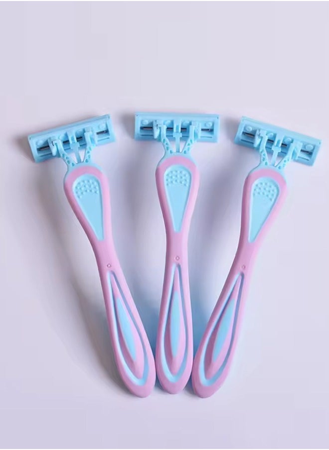 BOLAND LAURA Simply Women's Stainless Steel Disposable Razor 3pcs Double Blade Razor 6pcs  - Image 5