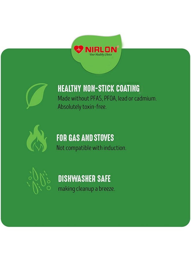 نيرلون مجموعة أدوات مطبخ نيرلون غير اللاصقة للطهي والطهي، مكونة من 4 قطع (FT12_FP10_TP22_CS24) - Image 3