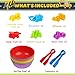 kizh Sorting Colors Counting Game for Kids Car Matching Toys with Sorting Cups and Games Dice Montessori Preschool Learning Activities Gifts for Toddlers Kids 3 4 5 6 - Image 4