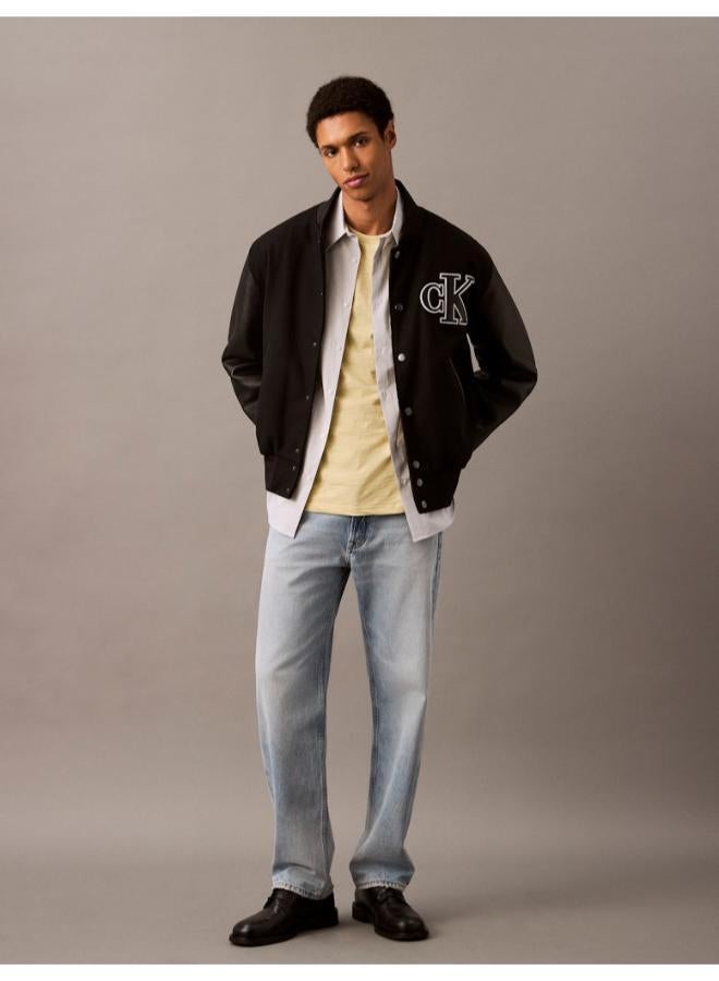 كالفن كلاين قميص مخطط بأكمام طويلة بقصة عادية - Image 5