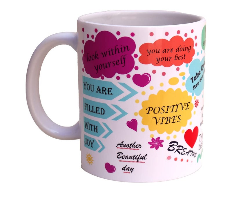 DAYS Motivational Quote Ceramic Mug Gift To Friend Brother Sister And Everyone Ceramic Drinking Tea Coffee Mug Motivational Mugs With Quotes For Home Office, 350 Ml - Image 2