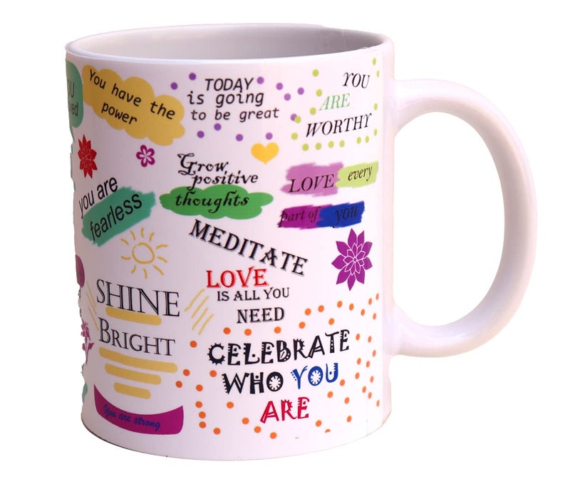 DAYS Motivational Quote Ceramic Mug Gift To Friend Brother Sister And Everyone Ceramic Drinking Tea Coffee Mug Motivational Mugs With Quotes For Home Office, 350 Ml - Image 3