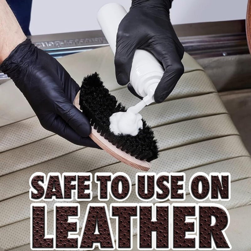SONAX Textile & Leather Brush | Professional Interior Cleaning Brush for Fabric Upholstery Alcantara & Leather Surfaces | Durable, Ergonomic Car Detailing Tool | 416741 - Image 4