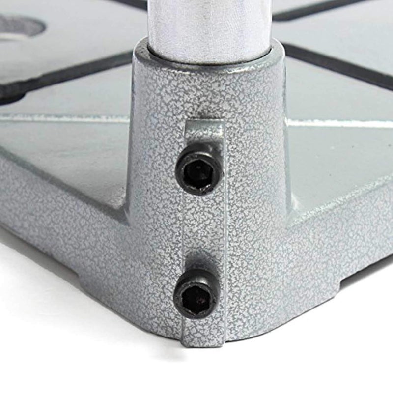 MAHA NEW STANDARD Hand Drill Stand Converter to Bench Press Heavy Weighted Cast Iron Base Drill Machine Drill Stand 10mm drill Adjustable Collect upto 60mm Drilling depth upto 43mm Drill Stand - Image 4