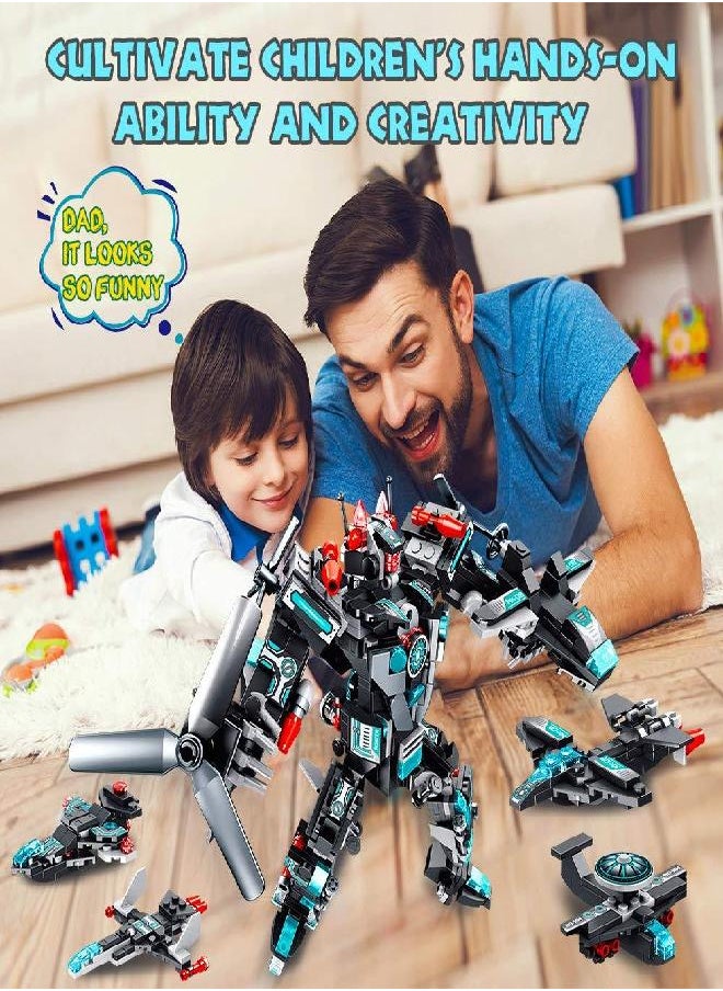 VATOS - VATOS STEM Robot Building Toys, 577 PCS Construction Toys 25-in-1 STEM Toys for 6 Year Old Boys Creative Building Bricks Engineering Vehicles Blocks Kit for Kids Age 6 7 8 9 10 11 Year Old - Image 1