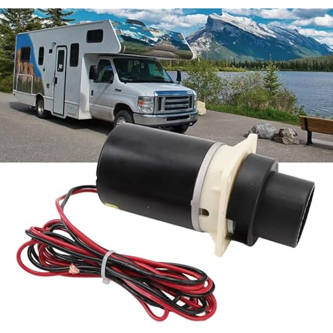 aqxreight RV Toilet Motor Pump Efficient 37072-0092 for 37045 37245 Quiet Flush Designer Toilets Electric Assembly - Image 2