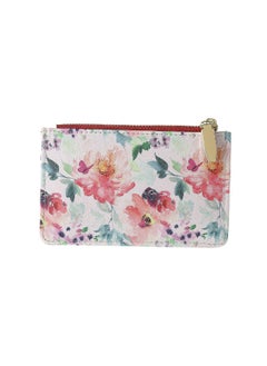 Miniso Keep your small essentials organized in this pink watercolor flower-patterned pouch. 