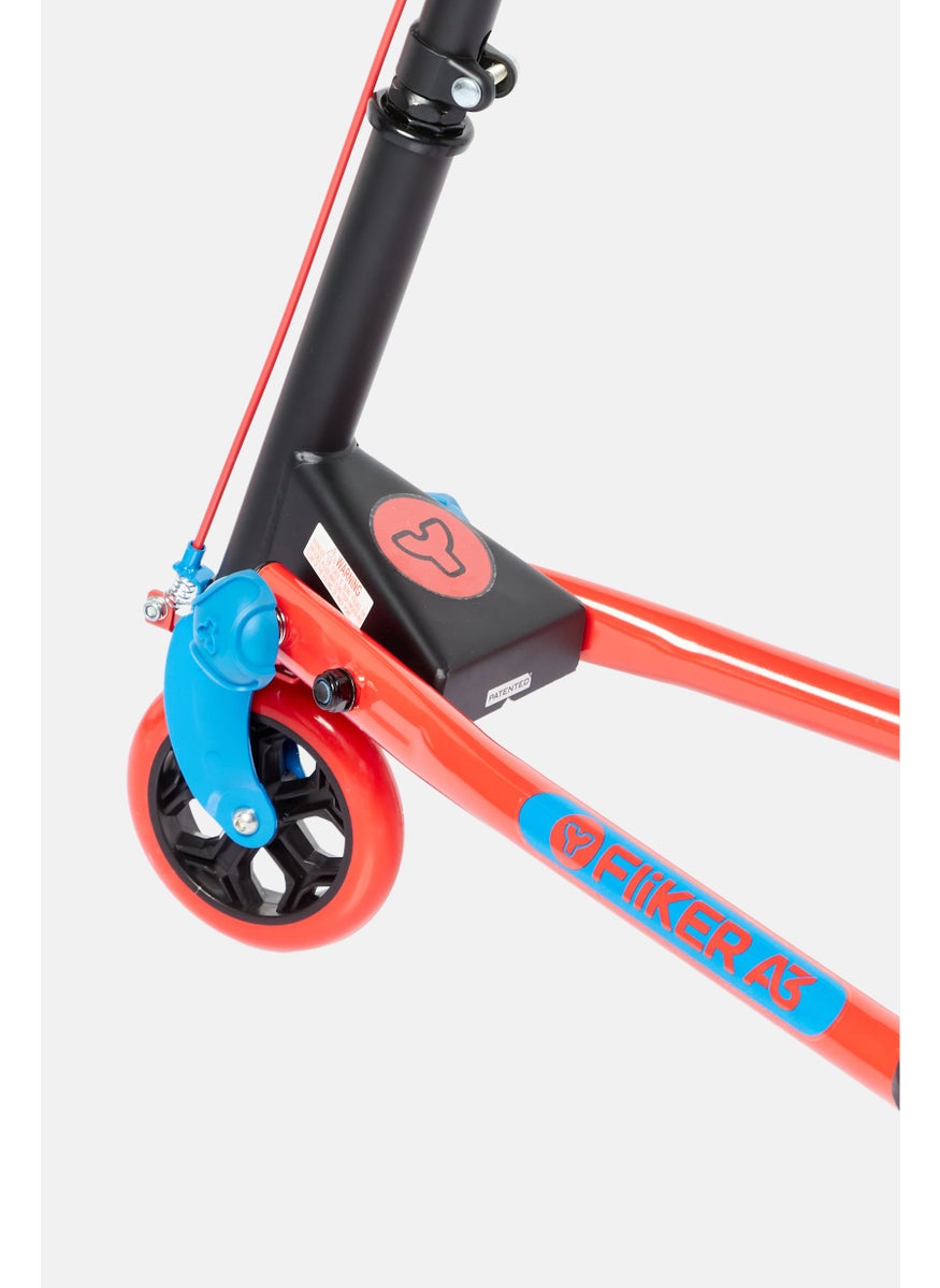 Yvolution Y Fliker Air A3 Scooter 3 Wheels Foldale Wiggle Scooter, Black  - Image 4