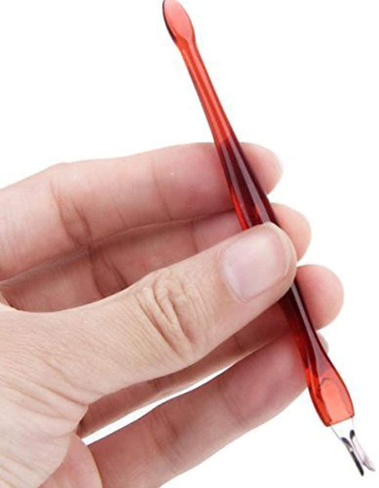 TOP SELECT Professional Cuticle Trimmer Cuticle Pusher Cuticle Knife Remover Dead Skin Practical Nail Art Tools. (Pack of 2) - Image 2