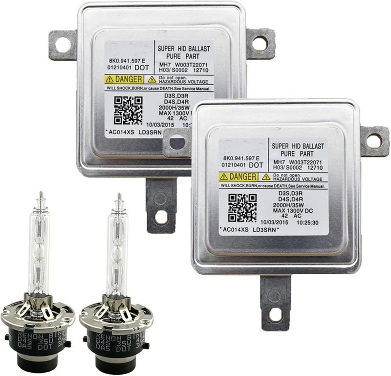 QASULER D4S D4R Xenon Headlight Ballast with Wire