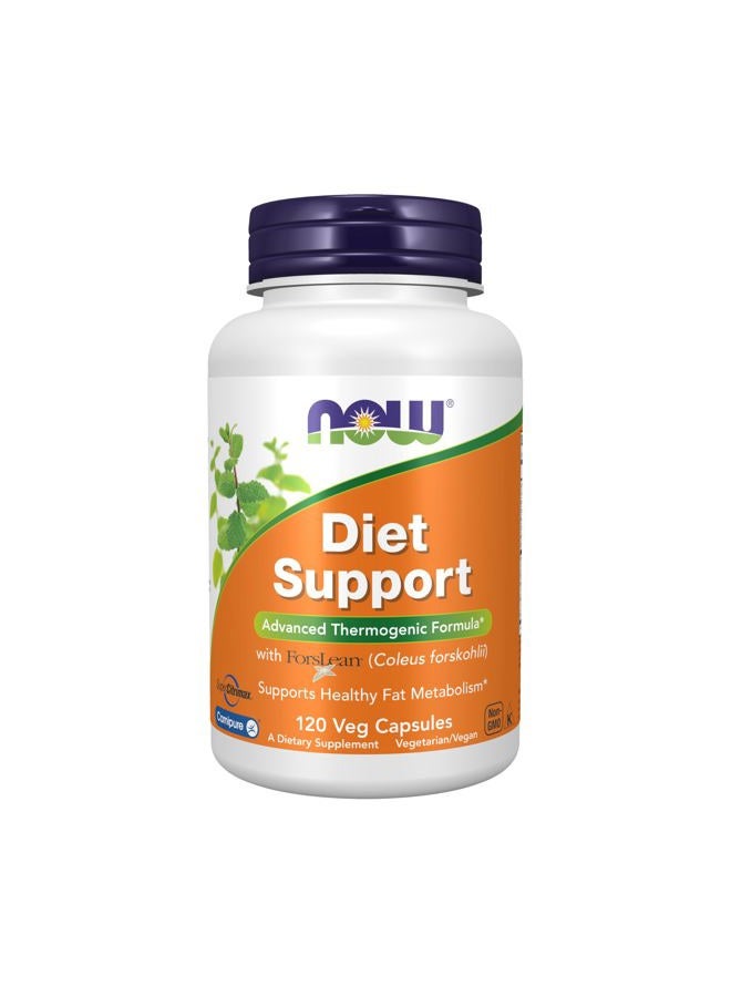 now Supplements, Diet Support with ForsLean® (Coleus forskohlii), 120 Veg Capsules - Image 1
