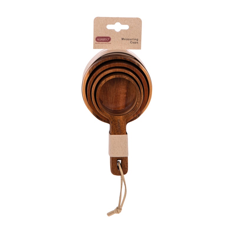 Alberto wooden measuring spoons 4 pcs - Image 3