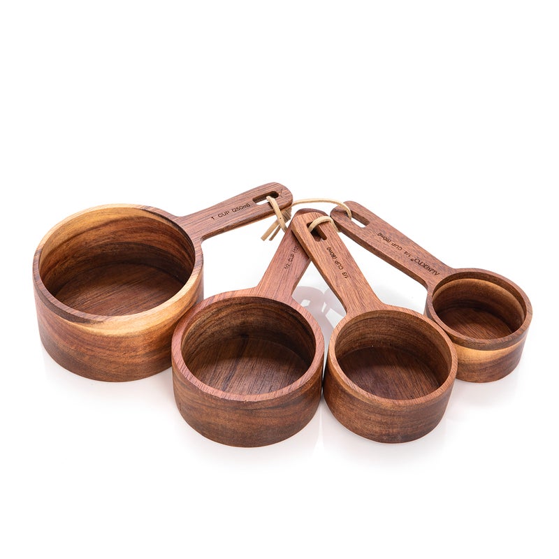 Alberto wooden measuring spoons 4 pcs - Image 2
