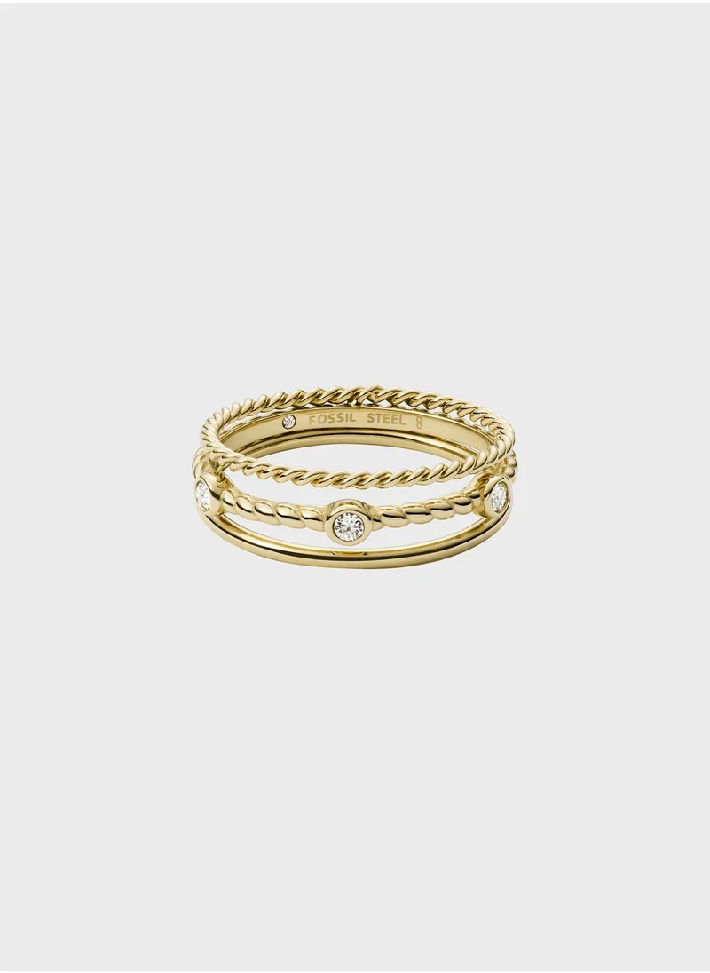 FOSSIL Embellished Cz Ring
